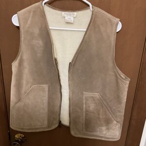 Jones New York Leather Vest